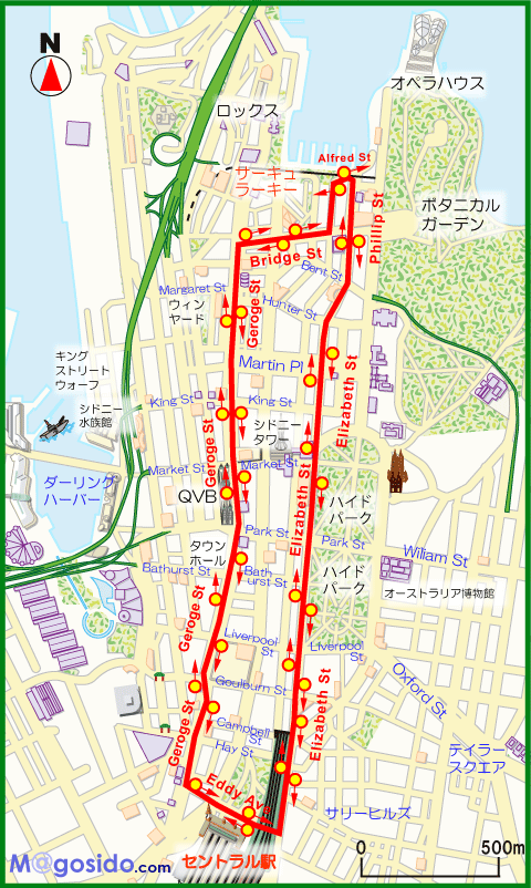 �V�h�j�[�����o�X�iFree shuttle 555�j�̒n�}